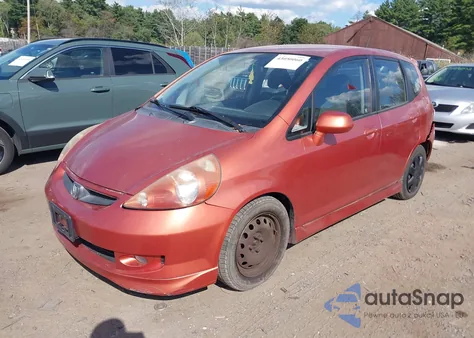 2007 Honda Fit Sport from USA, damaged, VIN JHMGD38667S015354